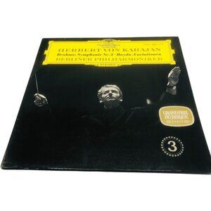 Herbert Von Karajan Brahms: Symphonie Nr.3 date GrandPrix vinyl record READ